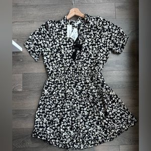 Flower print dress